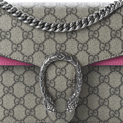 Gucci GG Supreme Monogram Small Dionysus Shoulder Bag Pink 10 of 11