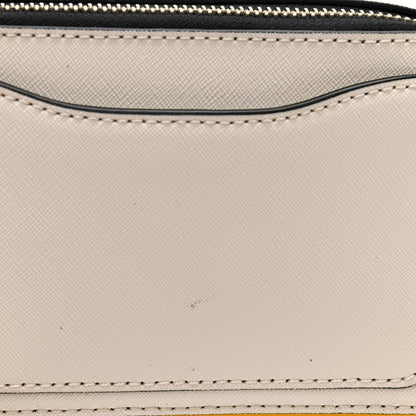 Marc Jacobs Saffiano Small Snapshot Camera Bag White Yellow 11 of 11