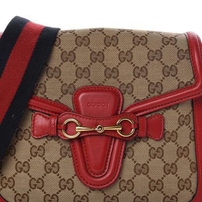 Gucci Monogram Ruinart Calfskin Medium Lady Web Shoulder Bag Beige Ebony Hibiscus Red 10 of 10