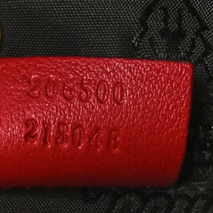 Gucci Guccissima Large Carry On Duffle Red 6 of 11