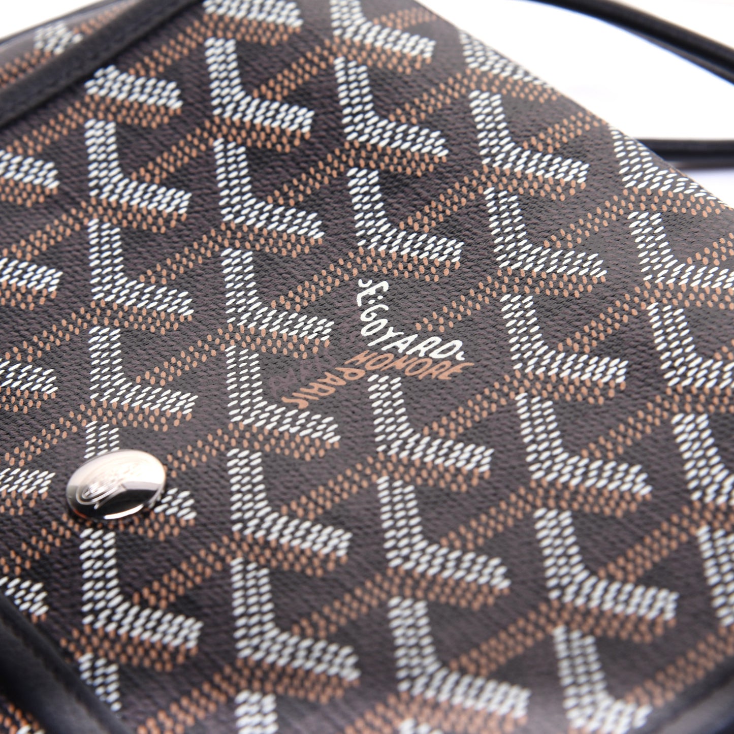 Goyardine Plumet Wallet Clutch Black