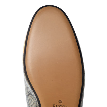 Gucci GG Supreme Monogram Tian Womens Princetown Slippers 37 Beige Ebony Multicolor 8 of 12