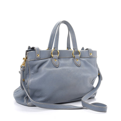 Miu Miu Vitello Daino Top Handle Tote 3 of 15