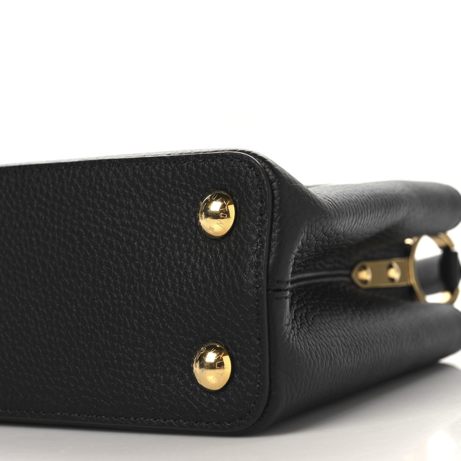 Louis Vuitton Taurillon Capucines BB Black Fuchsia 9 of 9