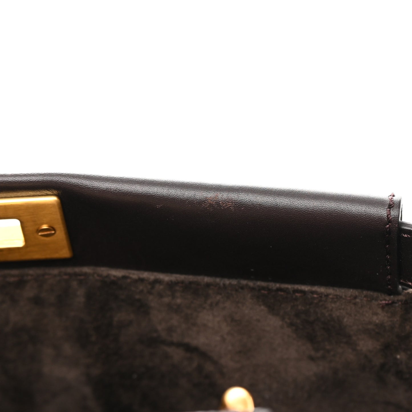 Vitello Calf Hair Zebra Print Medium Peekaboo Iconic Satchel Black