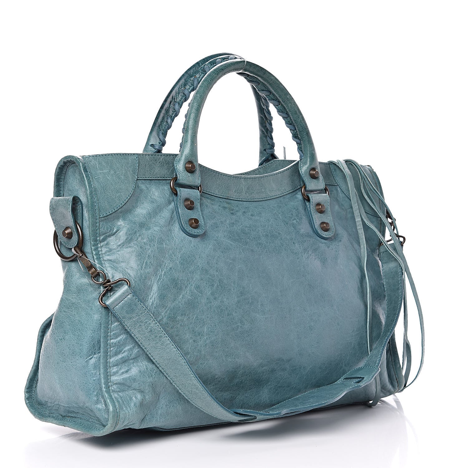 Balenciaga Agneau Classic Hardware City Bleu India 3 of 21