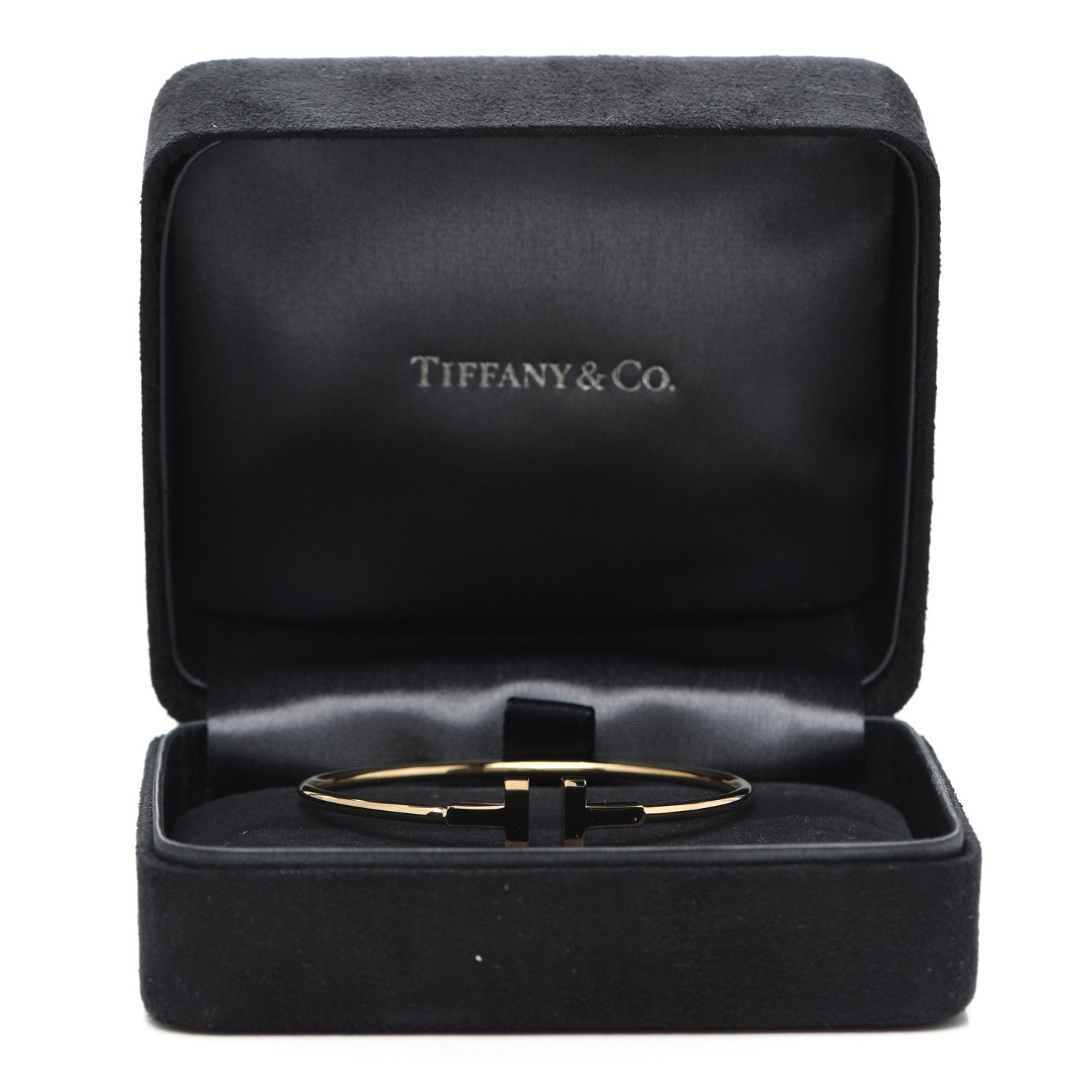 Tiffany 18K Yellow Gold T Wire Bracelet 5 of 5