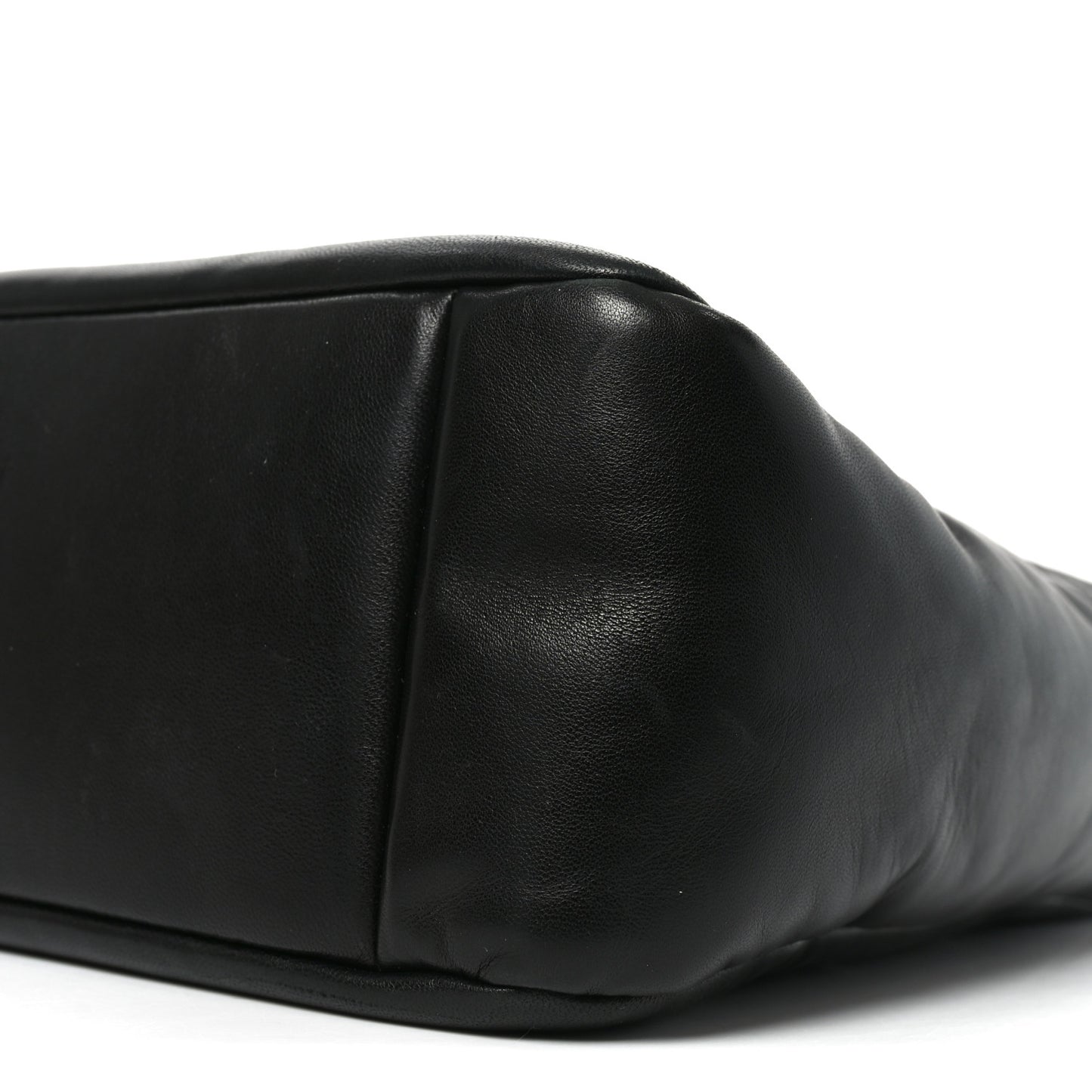 Padded Lambskin Small Le 5 A 7 Supple Hobo Black
