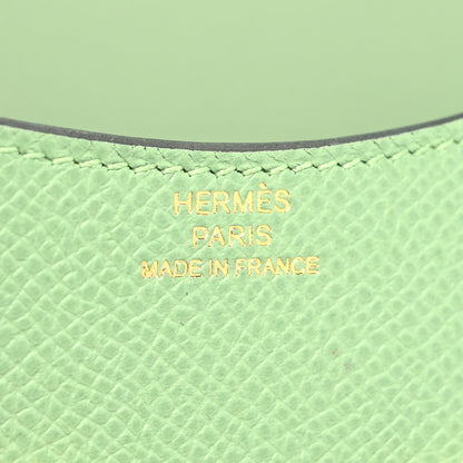 Hermes Epsom Constance Slim Wallet Vert Criquet 8 of 13