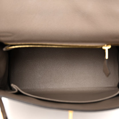 Hermes Togo Kelly Retourne 25 Gris Asphalte 5 of 9