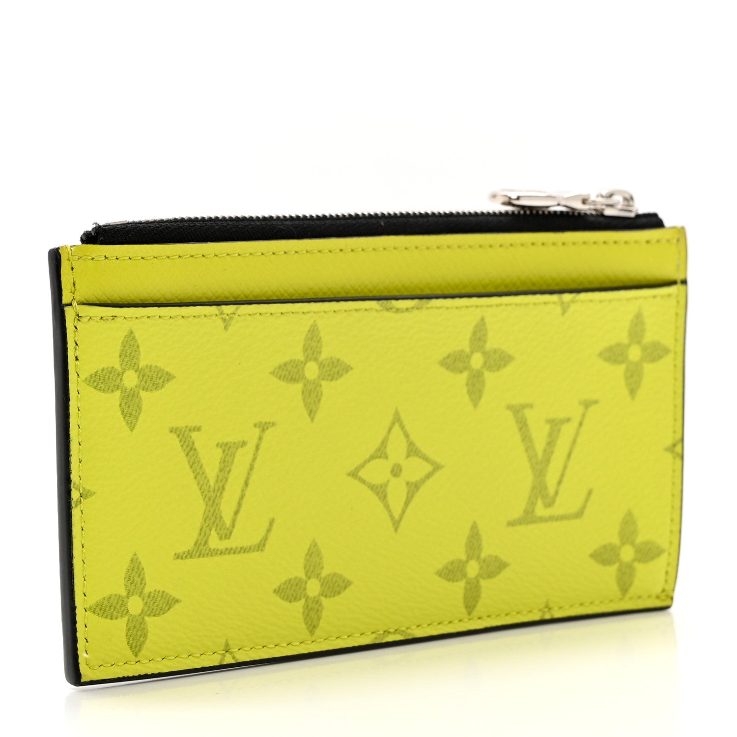 Louis Vuitton Monogram Taiga Coin Card Holder Yellow 3 of 6