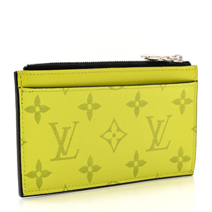 Louis Vuitton Monogram Taiga Coin Card Holder Yellow 3 of 6