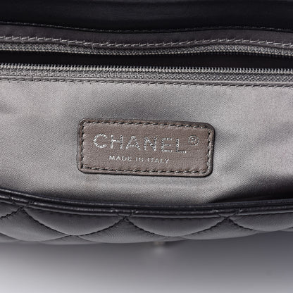 Chanel Lambskin Quilted Jumbo Coco Rain Flap Black 11 of 14