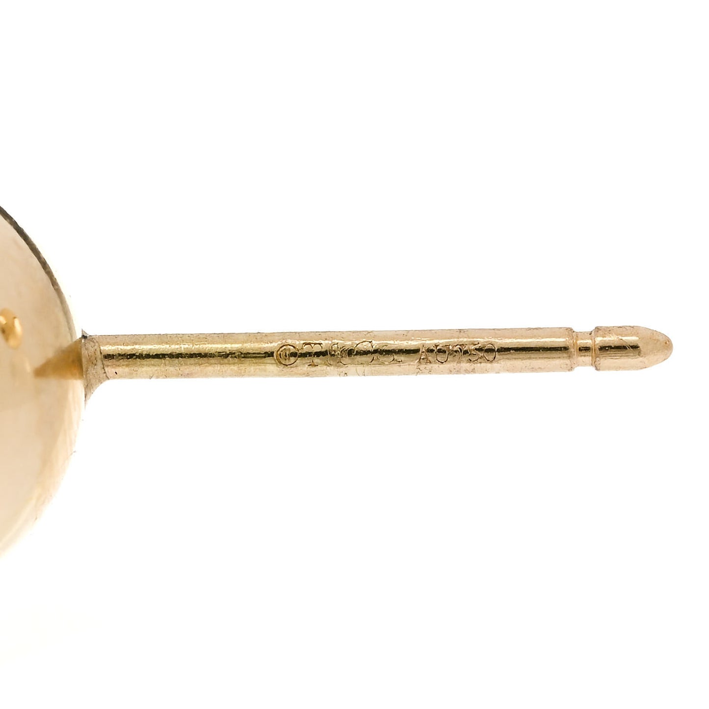 18K Yellow Gold 8mm Hardwear Ball Earrings