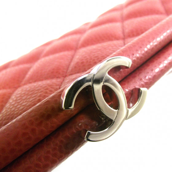 Chanel Caviar Quilted Timeless Clutch Red 10 of 10