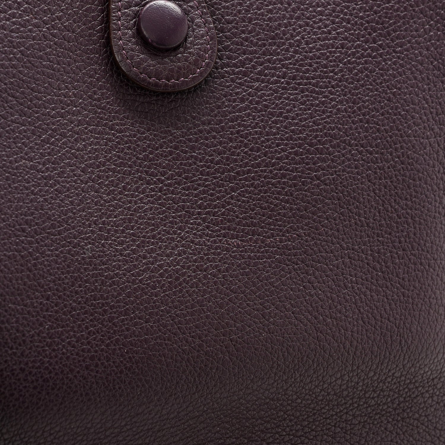 Hermes Taurillon Clemence Evelyne PM Raisin 11 of 12