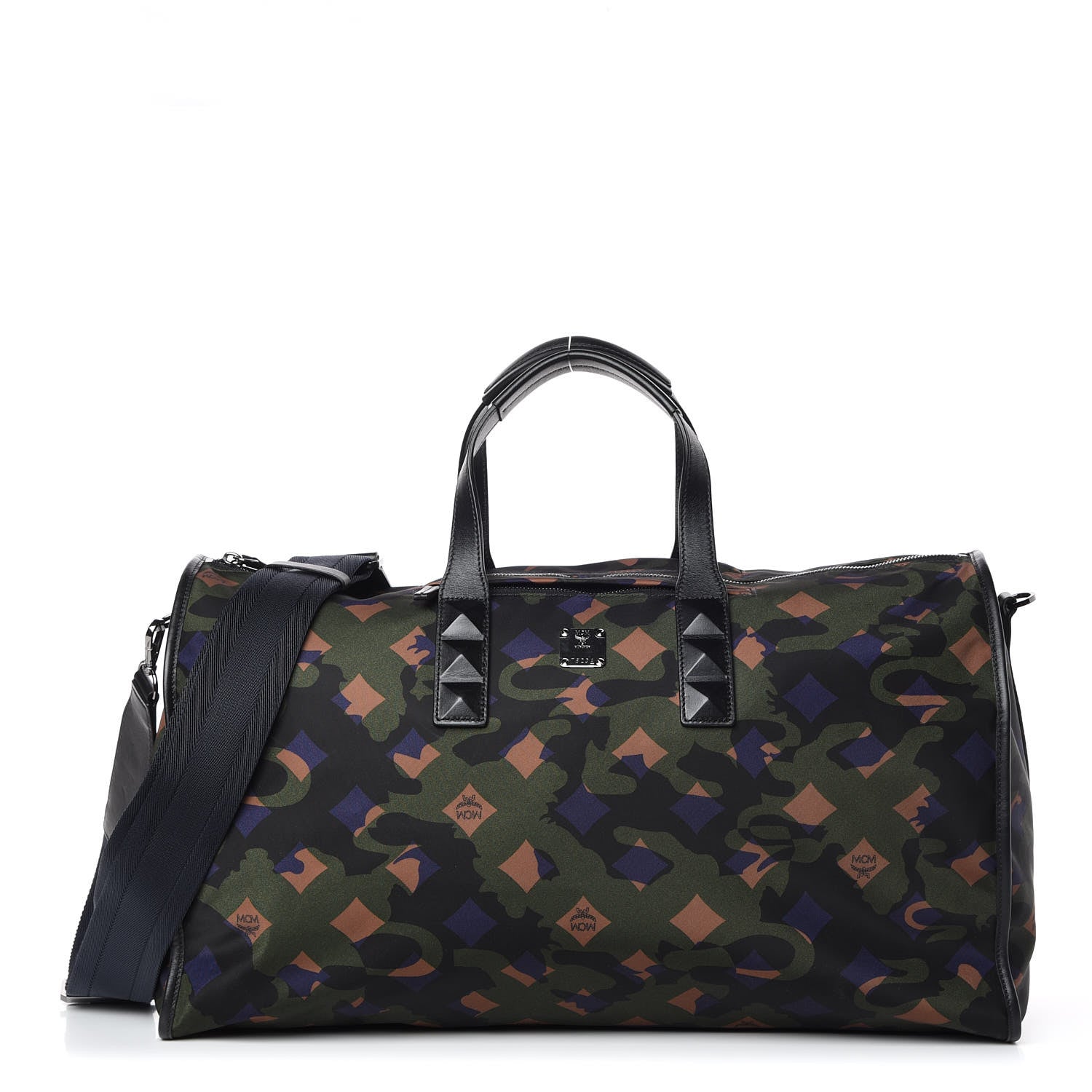 MCM Nylon Camo Dieter Weekender Loden Green 1 of 10