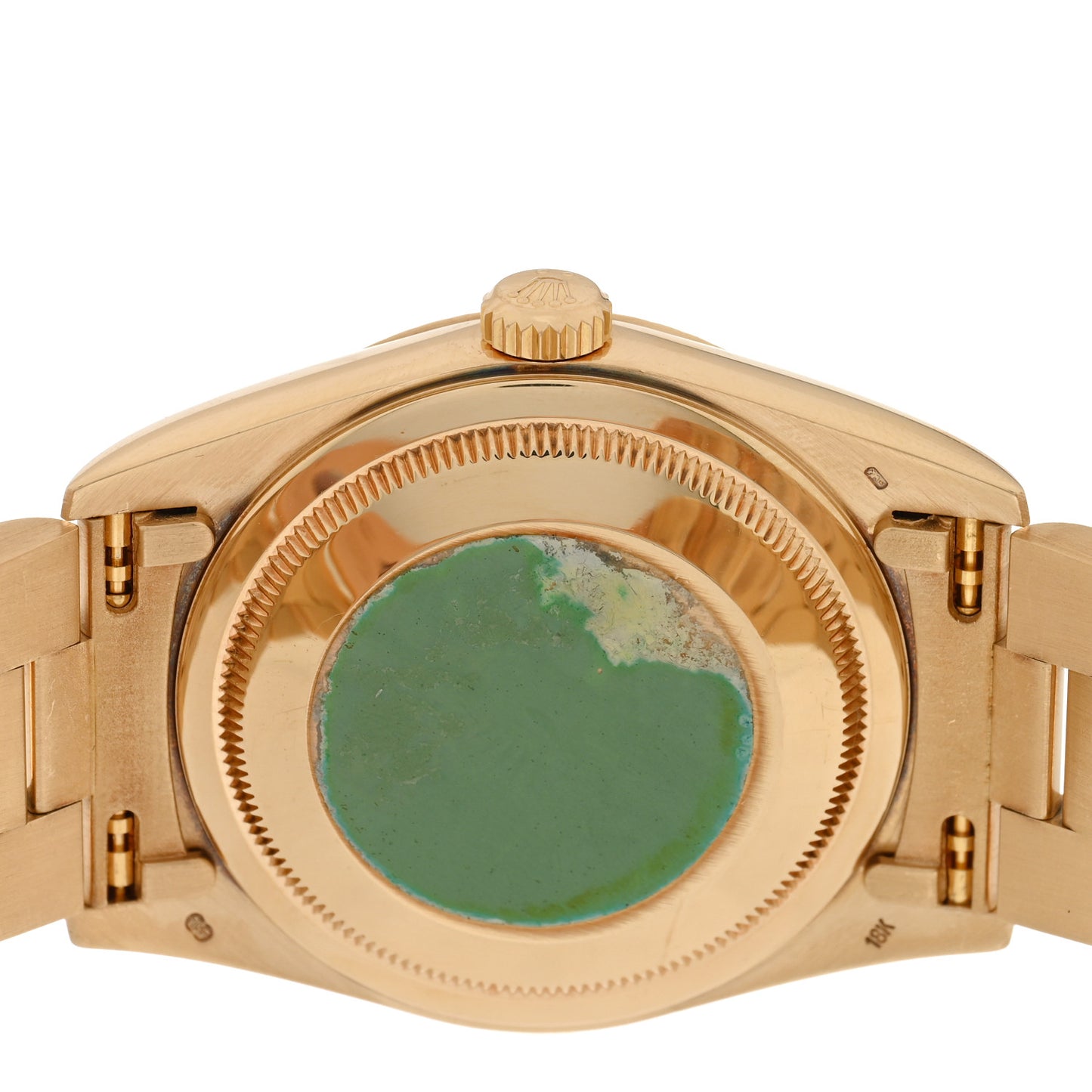 18K Yellow Gold Diamond 36mm Oyster Perpetual Day-Date President Watch Champagne Roman 18338