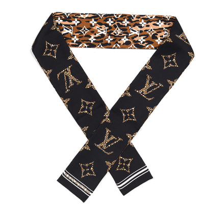 Louis Vuitton Silk Monogram Giant Jungle Bandeau Black 1 of 4