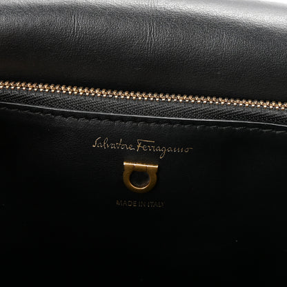 Salvatore Ferragamo Calfskin Joanne Crossbody Black 5 of 8