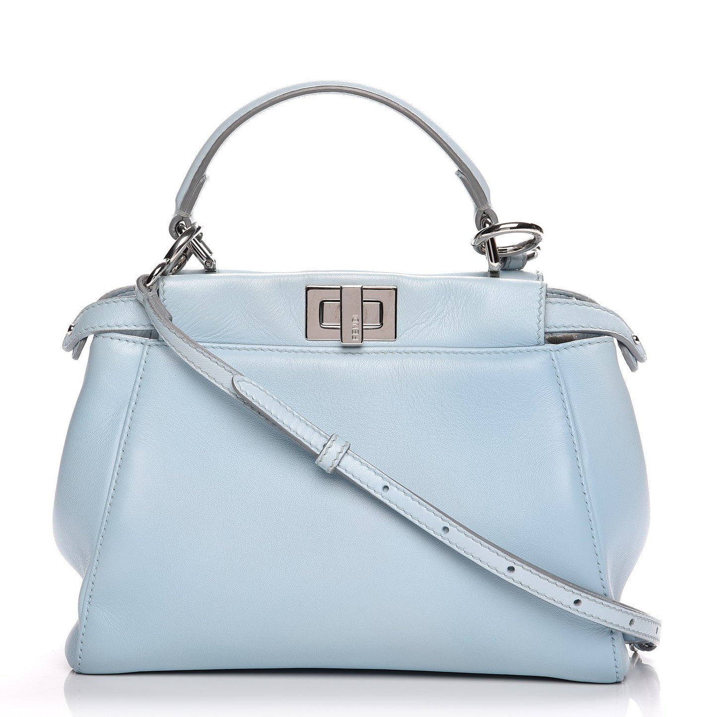 Nappa Mini Peekaboo Iconic Satchel Light Blue