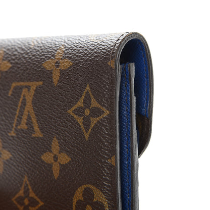 Louis Vuitton Monogram Emilie Wallet Blue 9 of 11