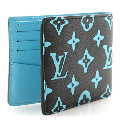 Louis Vuitton Monogram Playground Slender Wallet Black 3 of 7