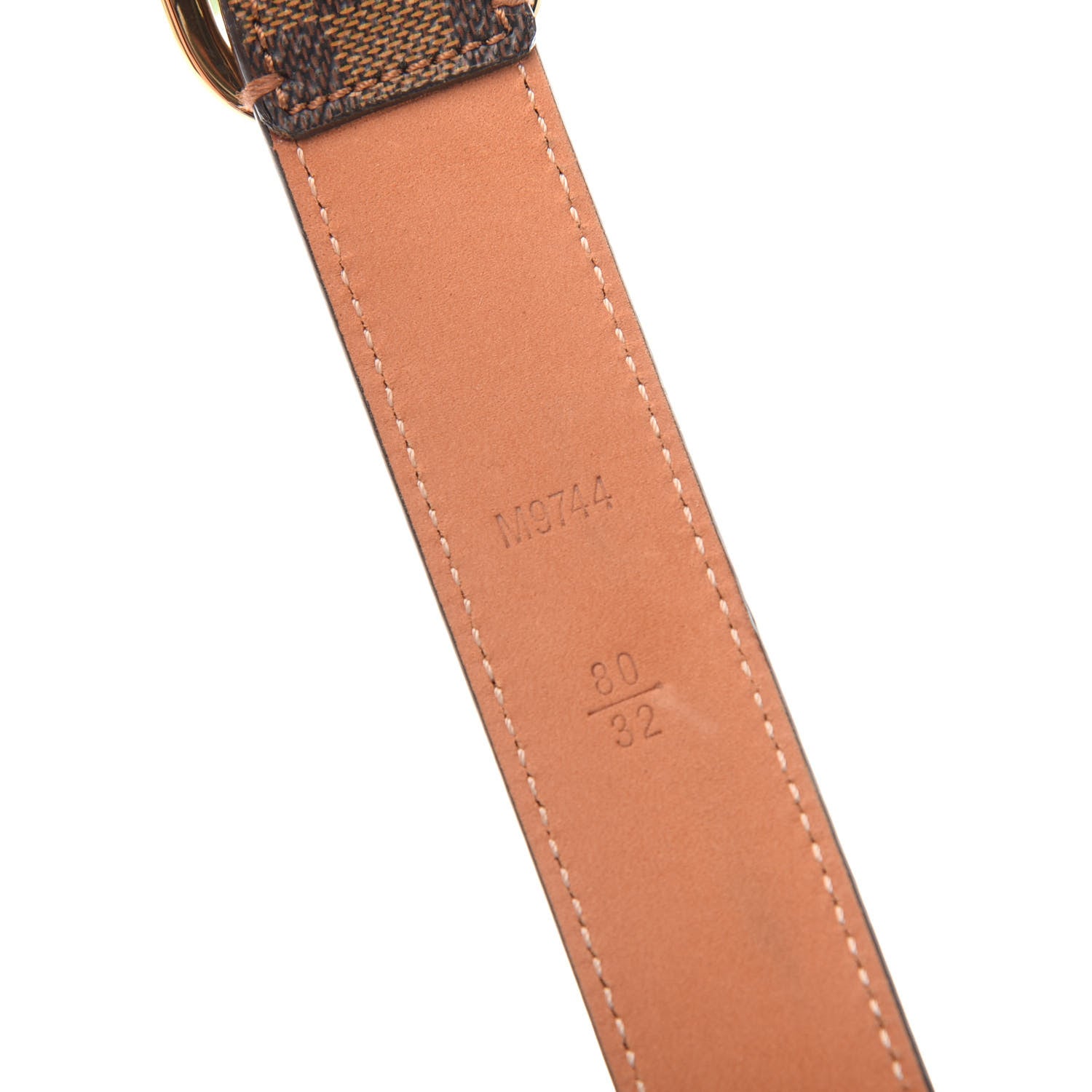 Louis Vuitton Damier Ebene Mini 25mm Belt 80 32 4 of 8