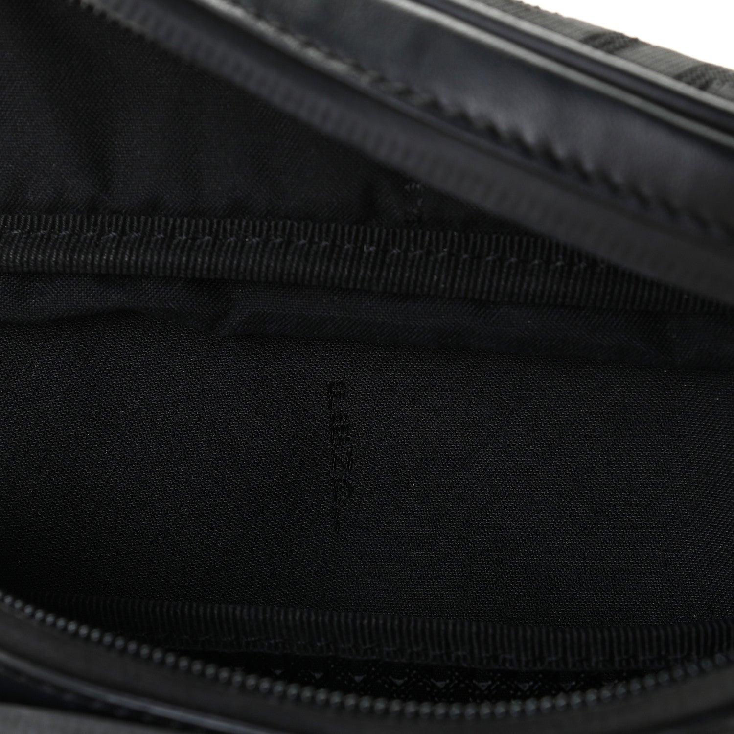 Fendi Neoprene Mesh Vitello Grace FF Pocket Belt Bag Black 7 of 12