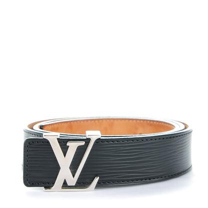 Louis Vuitton Epi 30mm LV Initiales Belt 85 34 Black 1 of 11