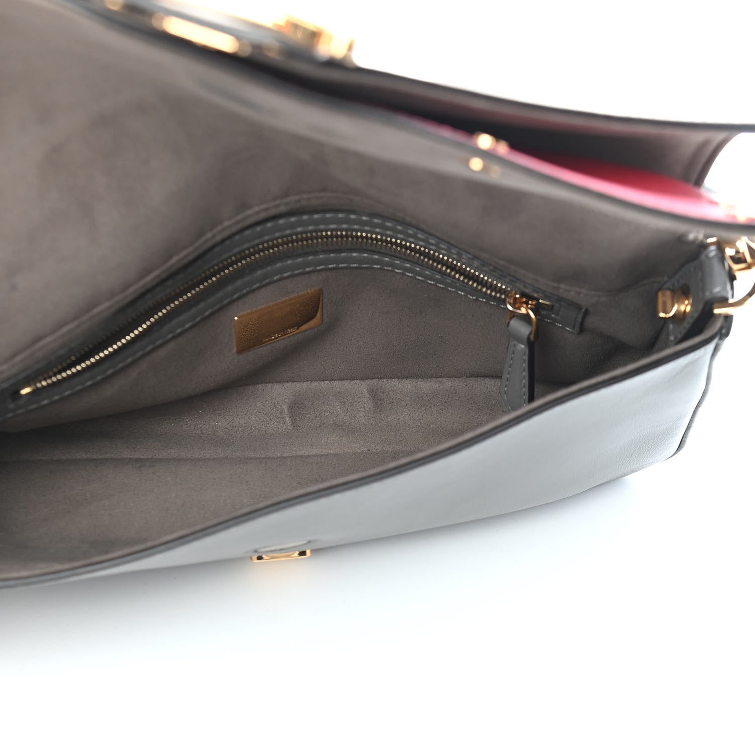 Fendi Vitello Grace FF 1974 Baguette Argilla Nuvola Fragola 5 of 9