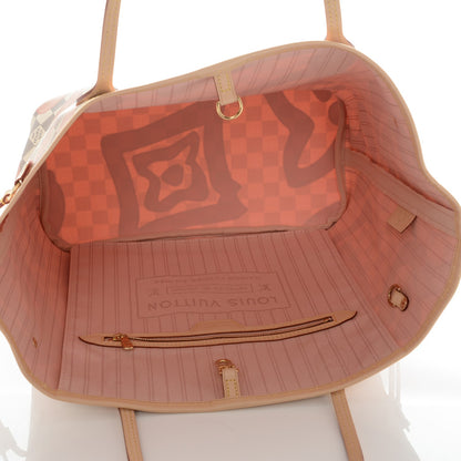 Louis Vuitton Damier Azur Tahitienne Neverfull MM 5 of 8
