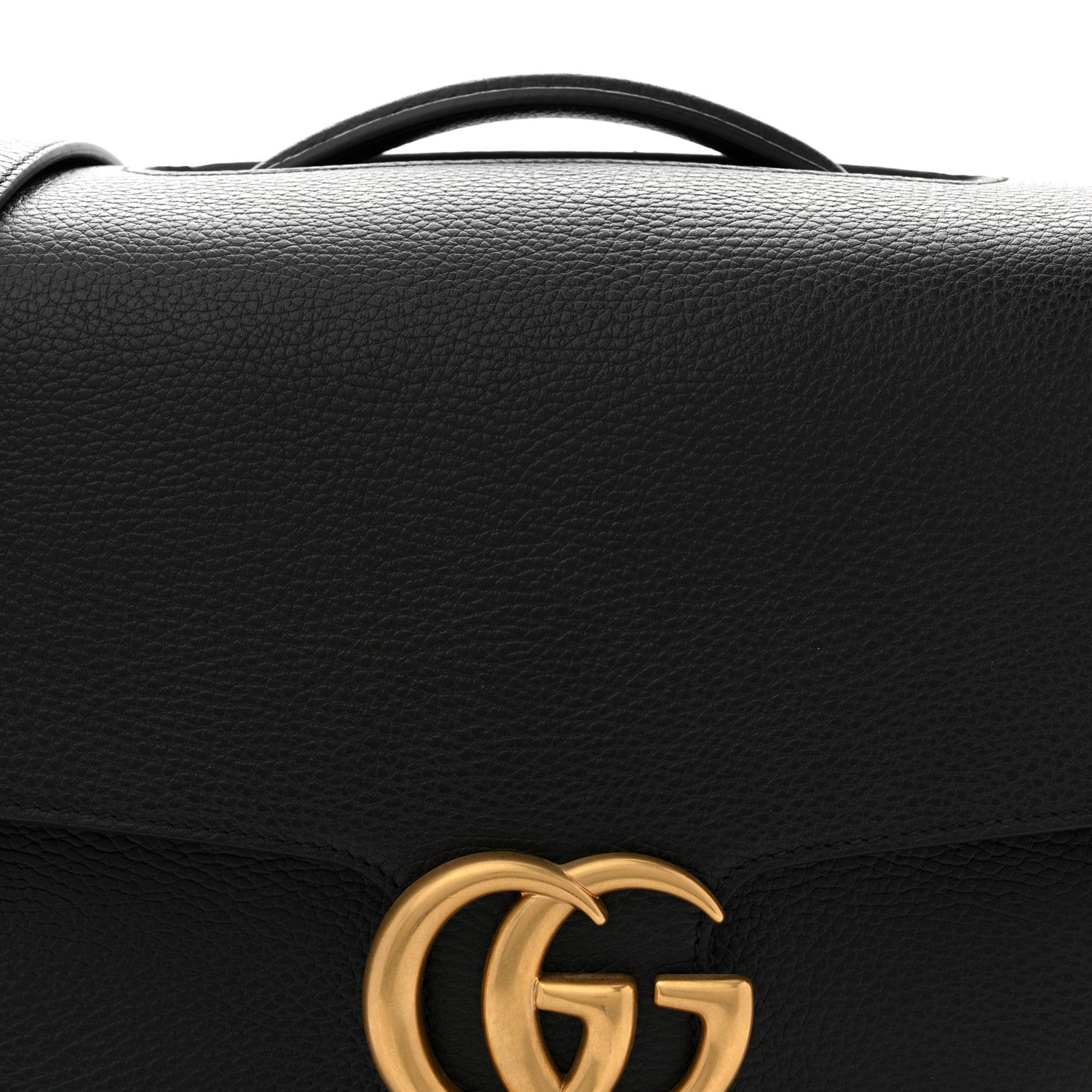 Gucci Dollar Calfskin GG Marmont Briefcase Black 7 of 9