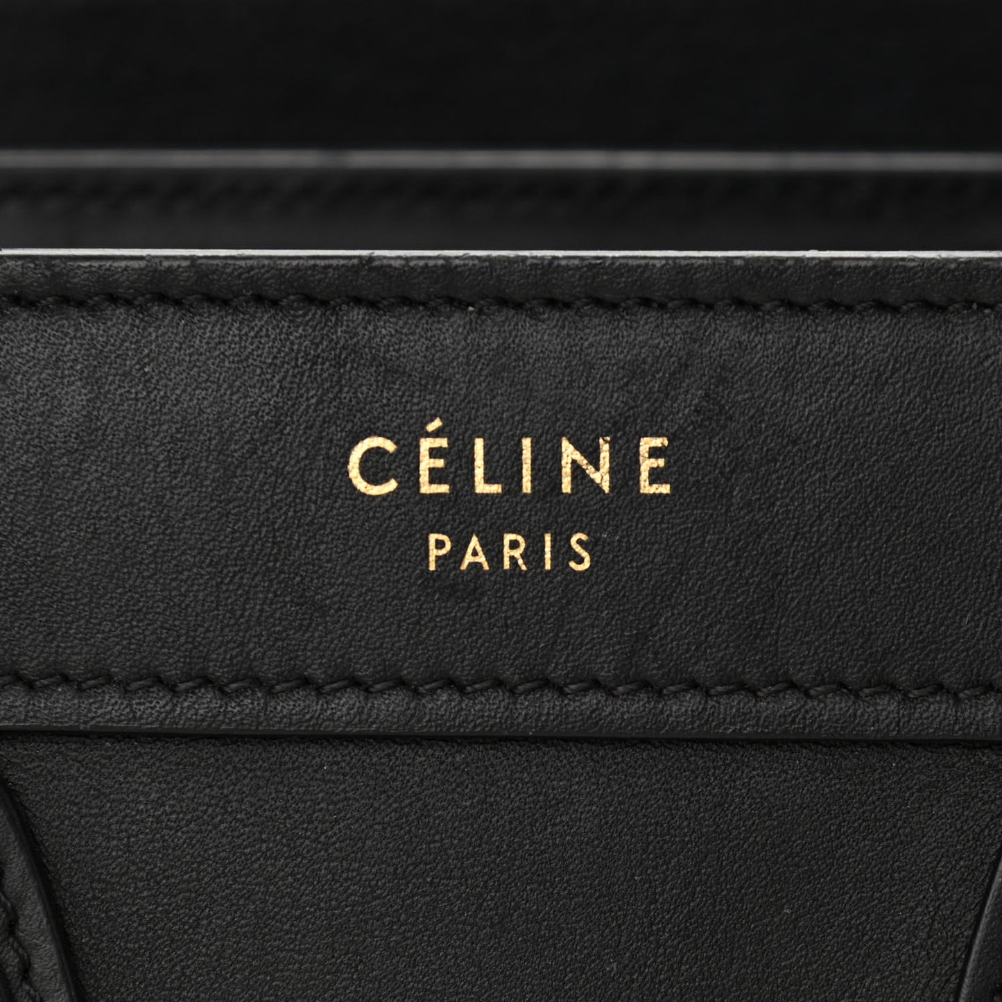 Smooth Calfskin Nano Luggage Black