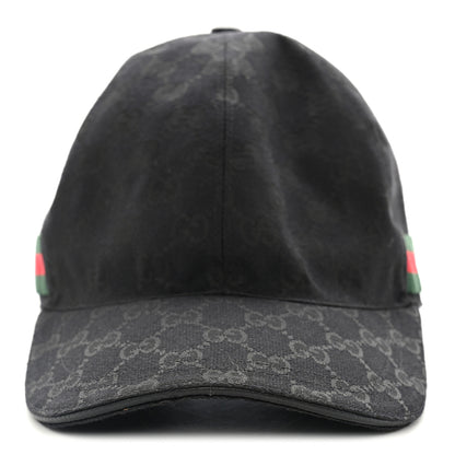 Gucci Monogram Web Baseball Hat XL Black 3 of 10