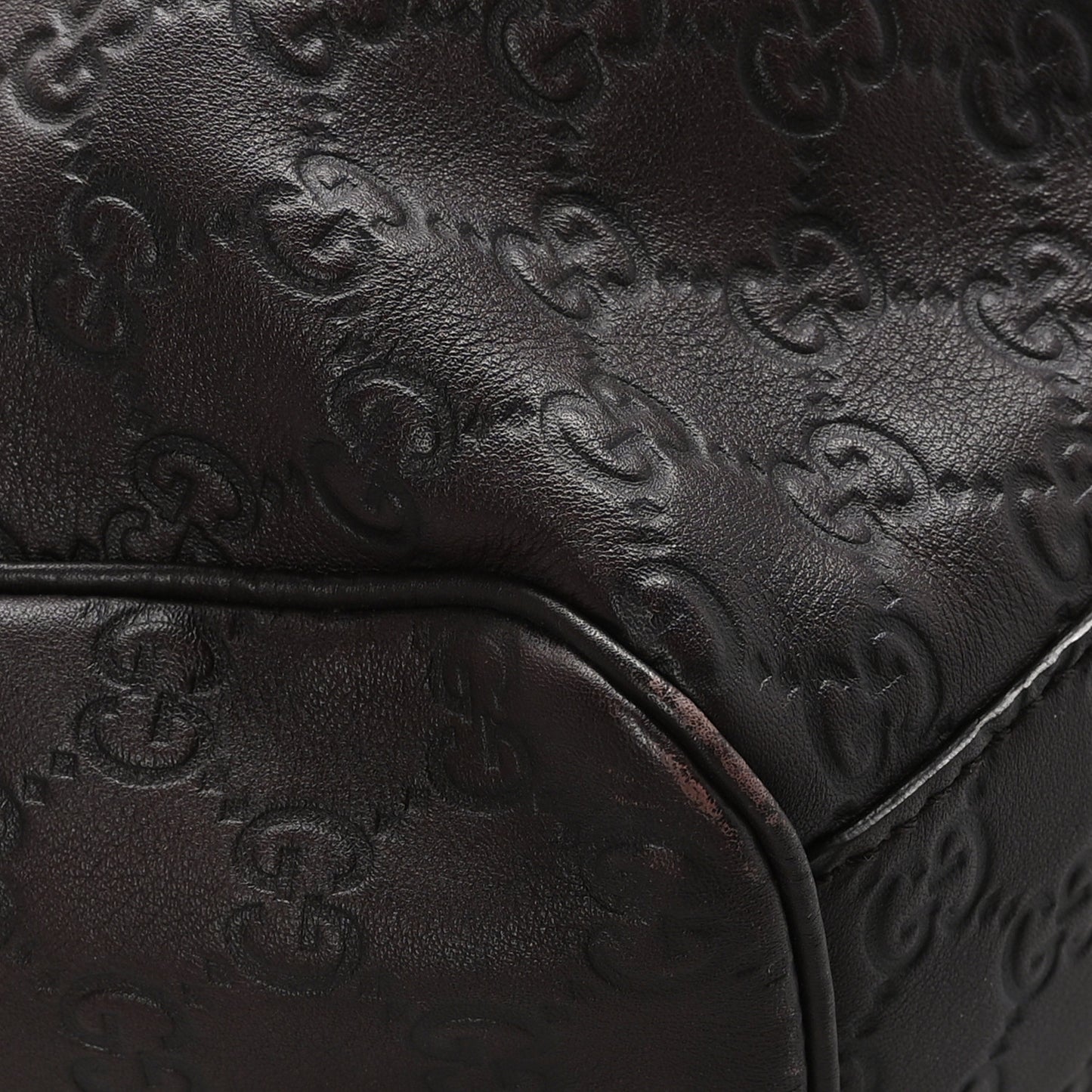 Guccissima Signature Large Sukey Tote Chocolate