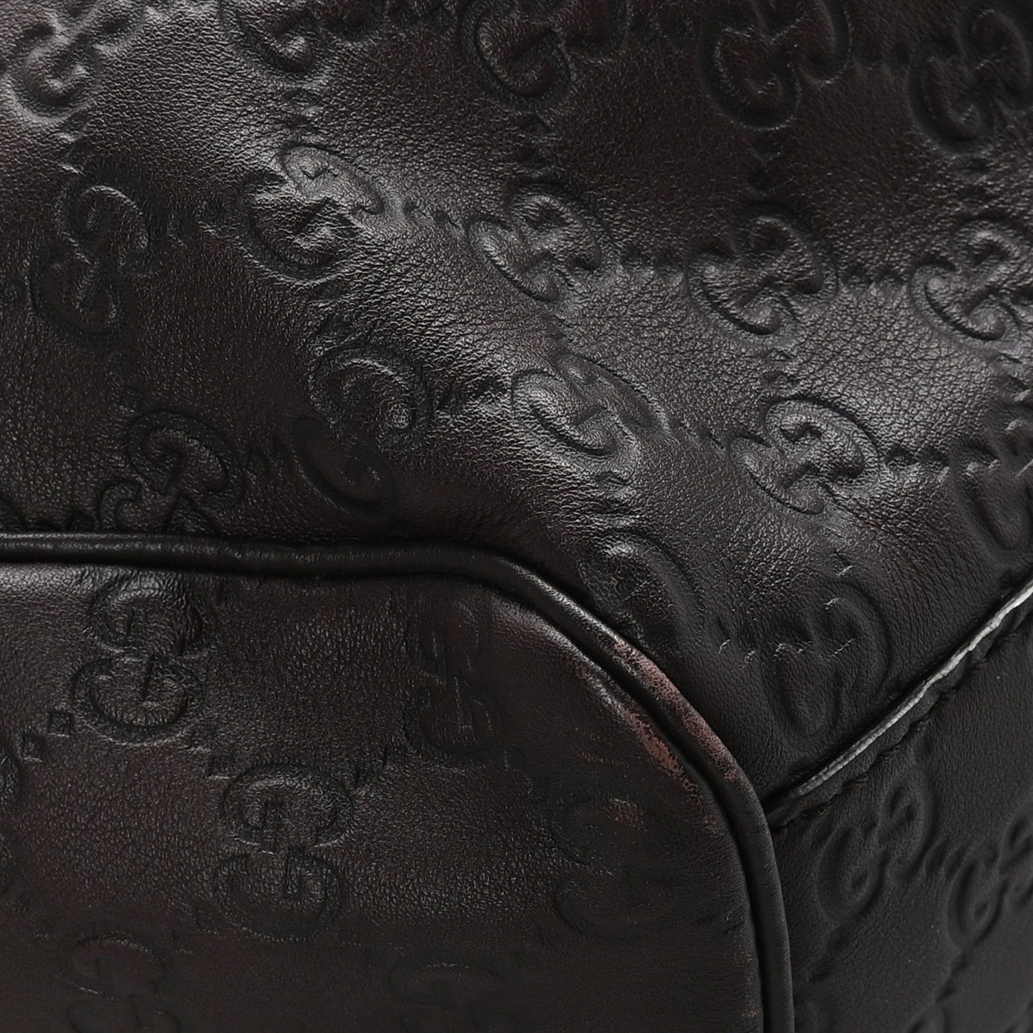 Gucci Guccissima Signature Large Sukey Tote Chocolate 11 of 14