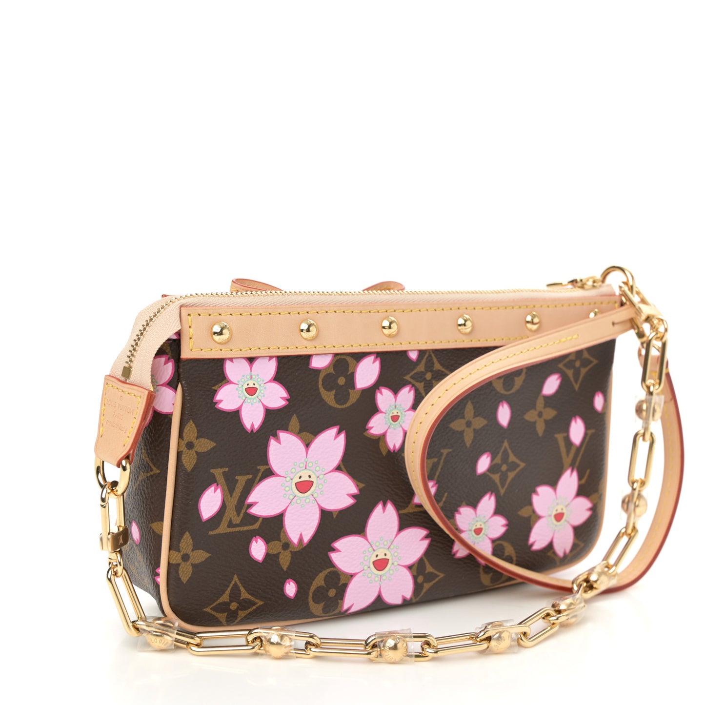 LV X TM Monogram Pochette Accessories Sakura Brown