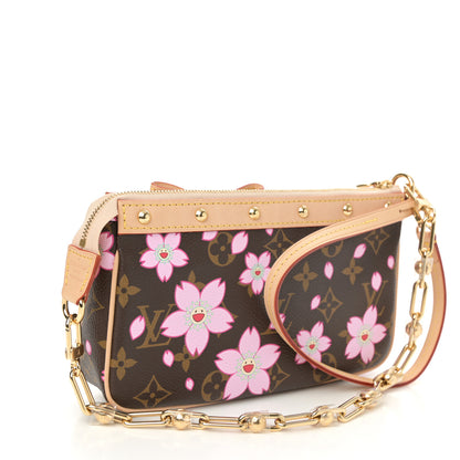 Louis Vuitton LV X TM Monogram Pochette Accessories Sakura Brown 3 of 10