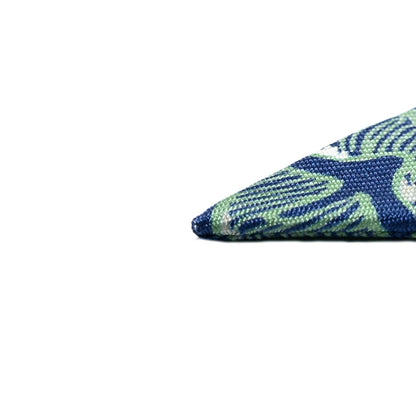 Hermes Silk Super Silk Quest Twilly Bleu Cobalt Rose Jaune 7 of 8