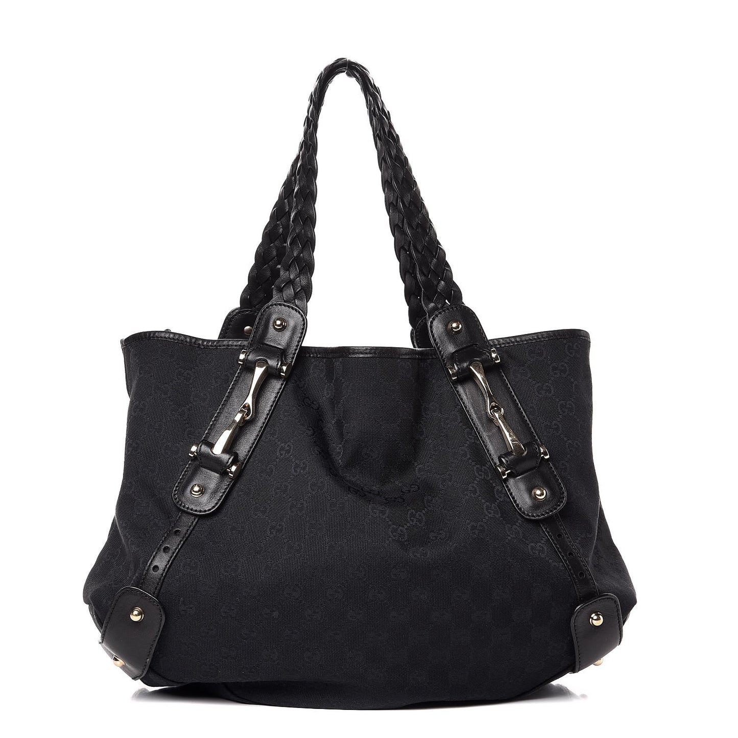Monogram Medium Pelham Shoulder Bag Black