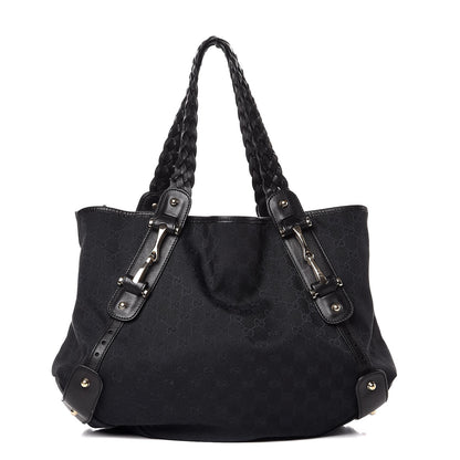 Gucci Monogram Medium Pelham Shoulder Bag Black 1 of 8