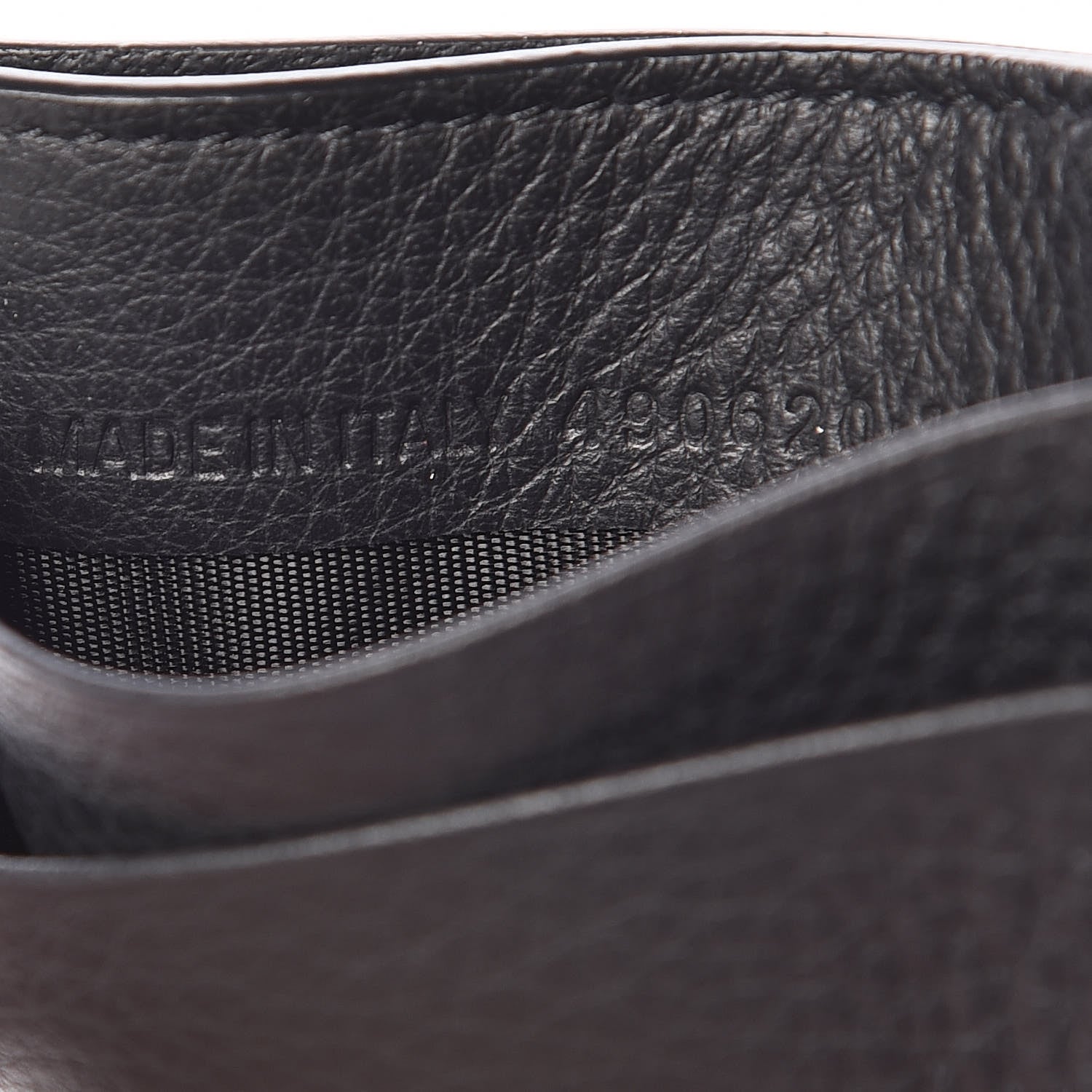 Balenciaga Smooth Calfskin Logo Everyday Multi Card Case Black 7 of 9