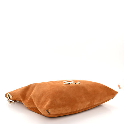 Jimmy Choo Suede Varenne Shoulder Bag Cuoio 4 of 9