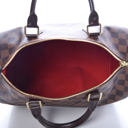 Louis Vuitton Damier Ebene Speedy 30 5 of 8