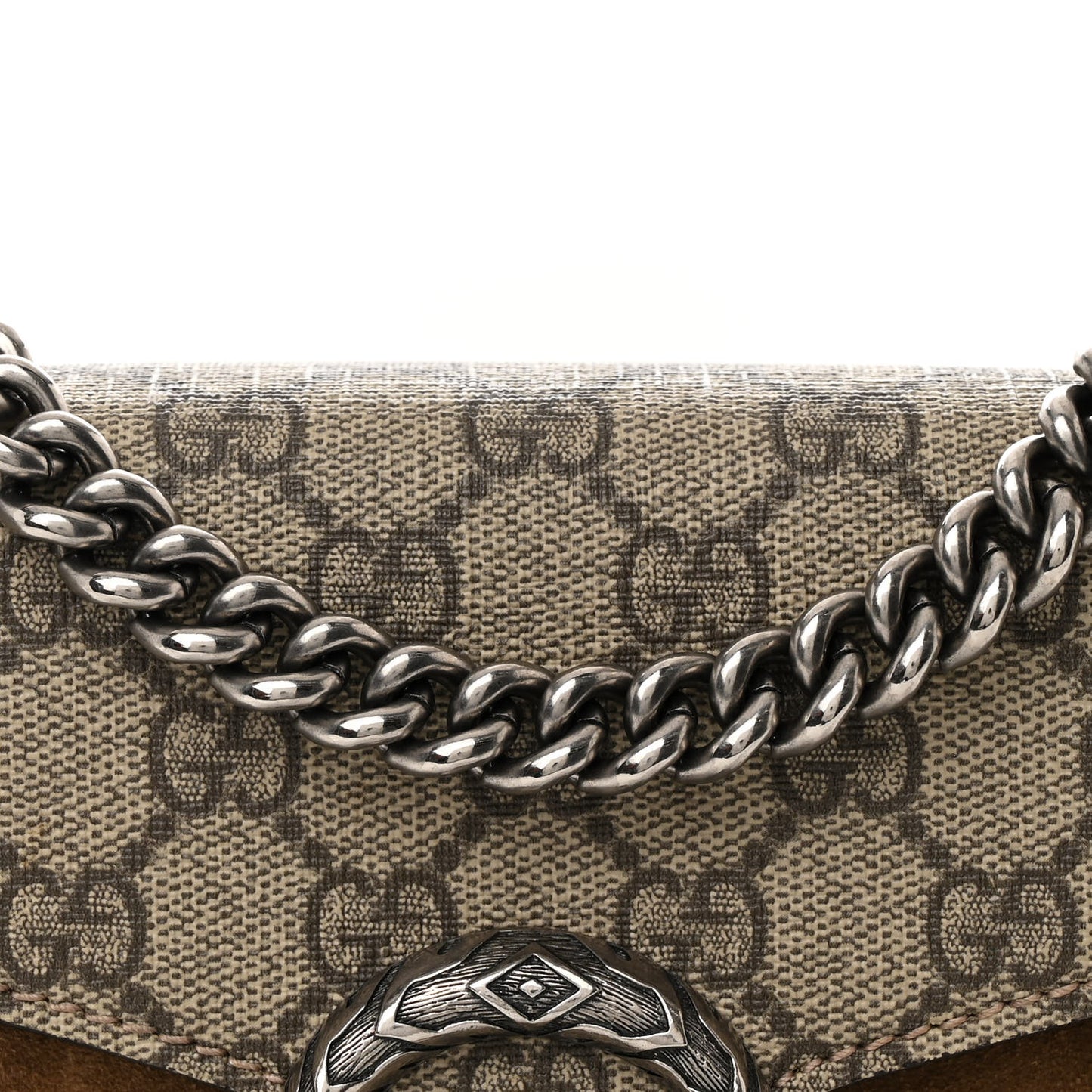 GG Supreme Monogram Mini Dionysus Shoulder Bag Taupe