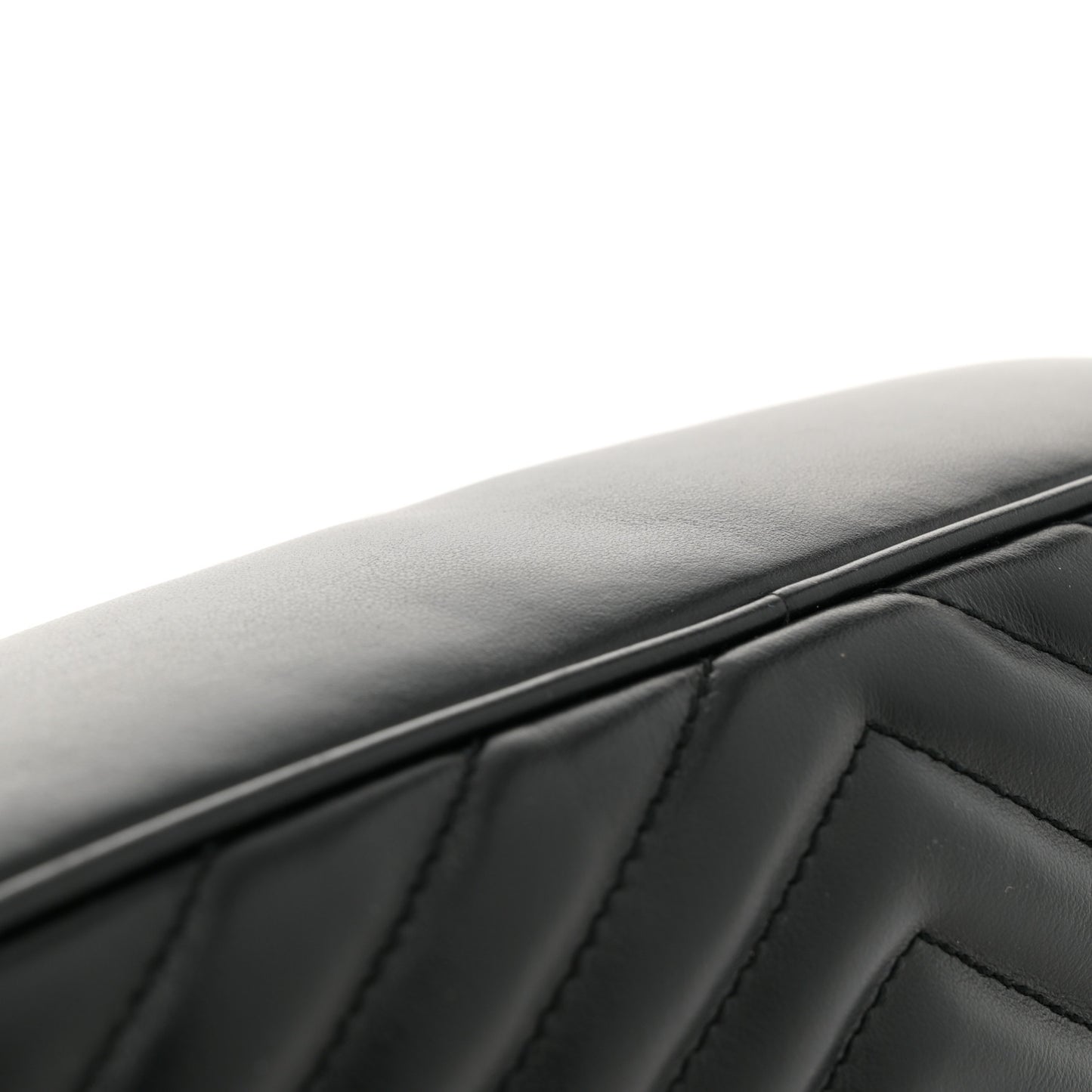 Calfskin Matelasse Monogram Lou Camera Bag Black