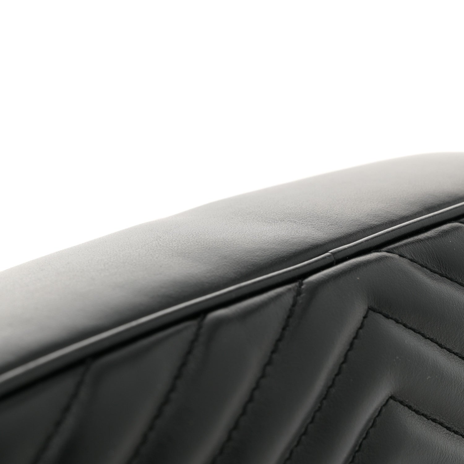 Saint Laurent Calfskin Matelasse Monogram Lou Camera Bag Black 14 of 15