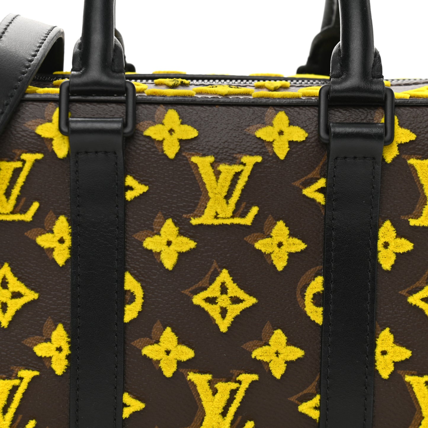 Monogram Tuffetage Speedy Trunk Jaune