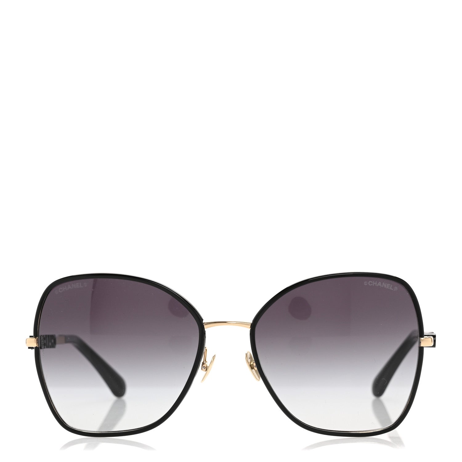 Chanel Metal Butterfly Sunglasses 4283 Black 2 of 8